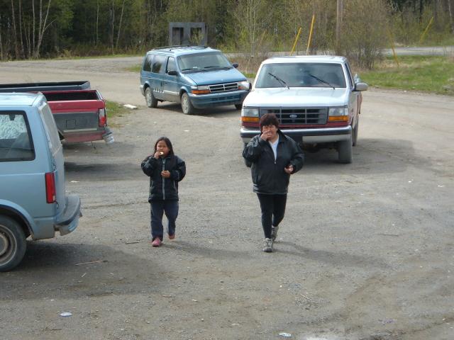 Caroline and her daughter Sam