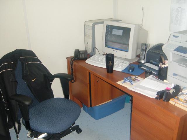 E-Centre Manager desk.