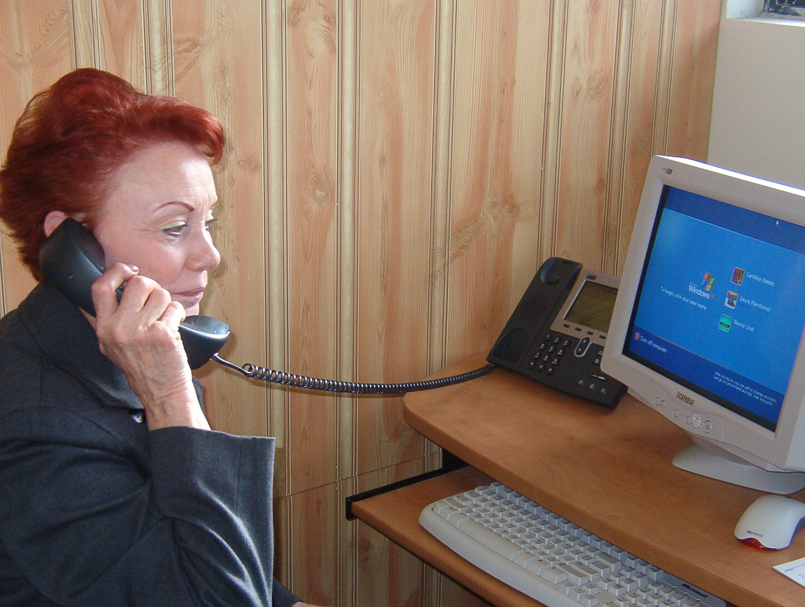 Laura Marchand, Principal, for Victoria Linklater Memorial School, poses for a picture.
