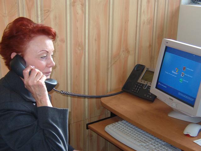Laura Marchand, Principal, for Victoria Linklater Memorial School, poses for a picture.