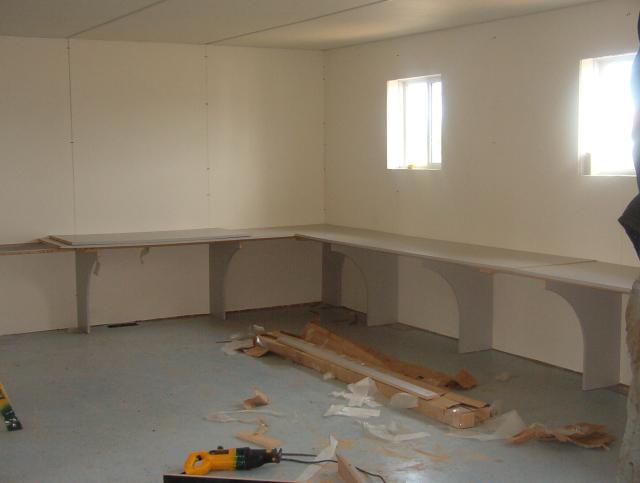 Where the computers will be, once everything is in place.  This is the KiHS side, of the new building being built.