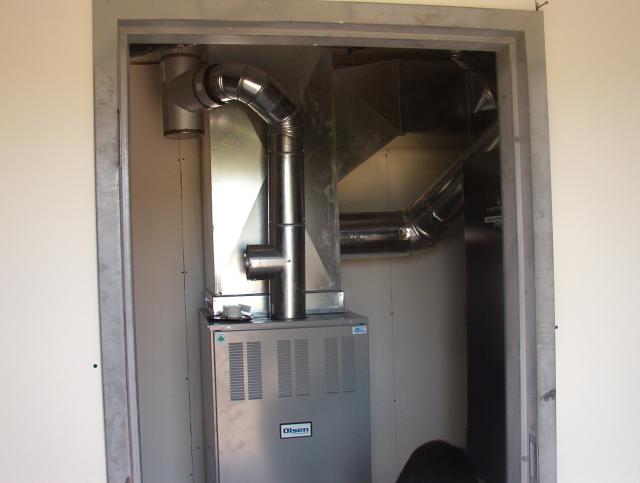 The furnace room, on KiHS side.