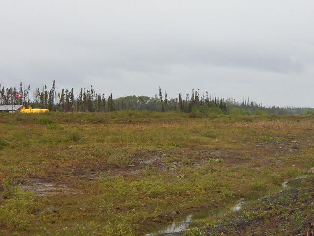 Lots of work has been done by these two young men, and it's not even right around the whole runway.