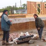 Russell and Kathy, almost done th cleaning... 