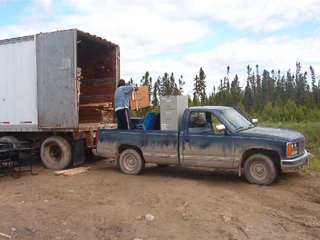 Danny Rae, helping out as well, though he has a bad back.