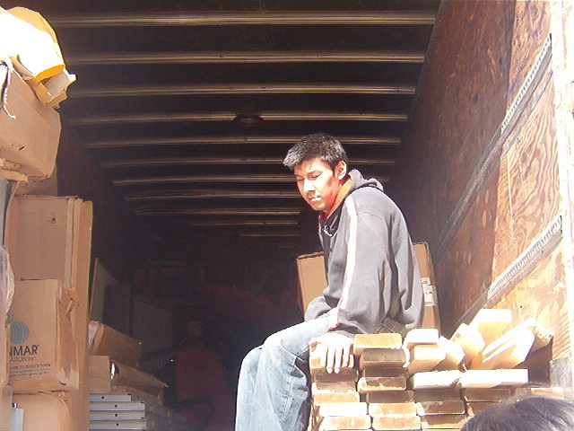 Brian Rae, taking a break... after all the hard work.  :-)