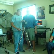 Participants got to handle hardware.