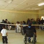 Now it's time for wheelchair volleyball!