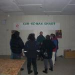 Quick meeting for the crew.